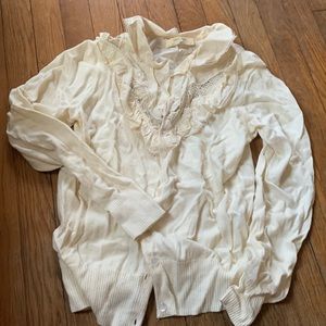 Laced details cardigan